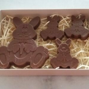 Milk Chocolate Rabbit Family Gift Box