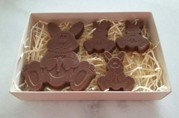 Milk Chocolate Rabbit Family Gift Box